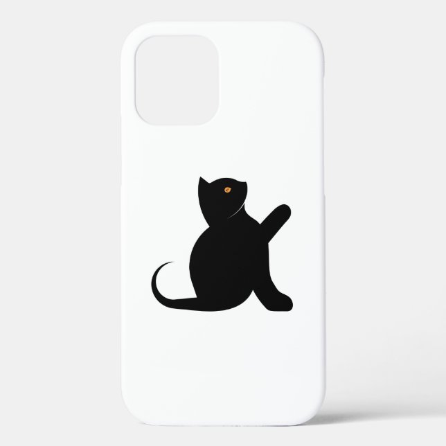Cat Saying Hello Case-Mate iPhone Case (Back)