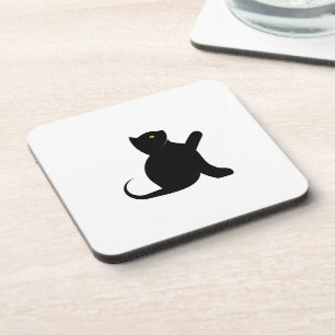Cat Saying Hello Coaster
