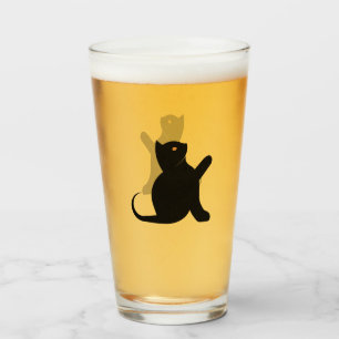 Cat Saying Hello Glass