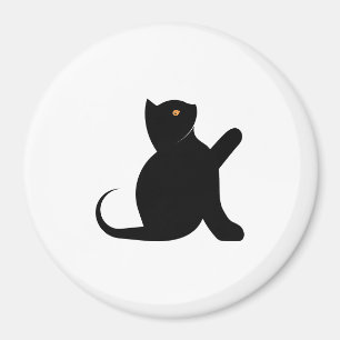 Cat Saying Hello Magnet