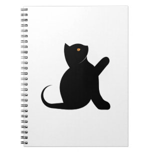 Cat Saying Hello Notebook