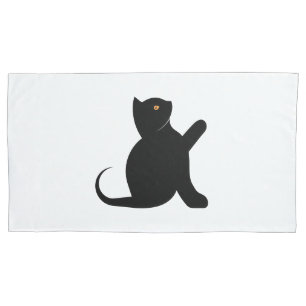 Cat Saying Hello Pillowcase
