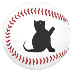 Cat Saying Hello Softball