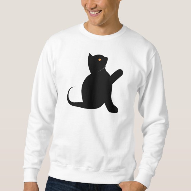 Cat Saying Hello Sweatshirt (Front)