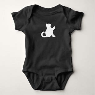 Cat Says Hello Baby Bodysuit