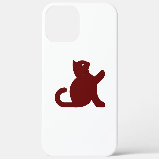 Cat Says Hello Case-Mate iPhone Case (Back)