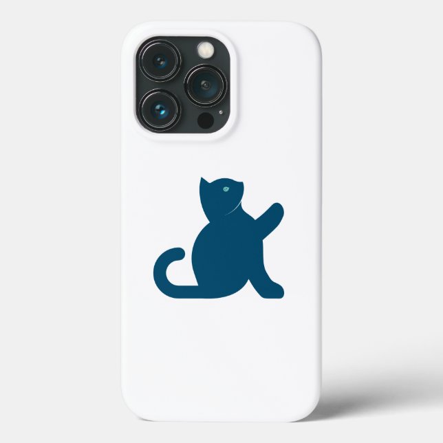 Cat Says Hello Case-Mate iPhone Case (Back)