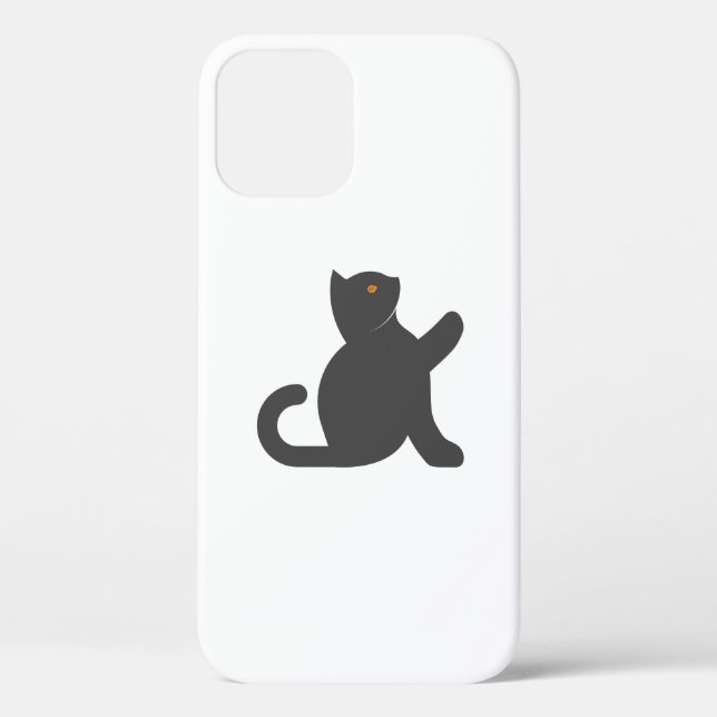 Cat Says Hello Case-Mate iPhone Case (Back)