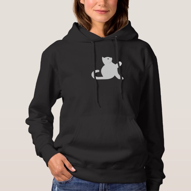 Cat Says Hello Hoodie (Front)