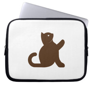Cat Says Hello Laptop Sleeve