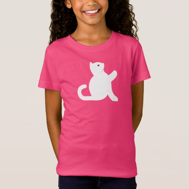 Cat Says Hello T-Shirt (Front)