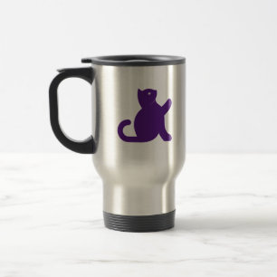 Cat Says Hello Travel Mug