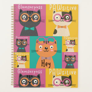 Cat Says Hey Funny Memes Planner