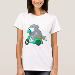 Cat Scooter T-Shirt