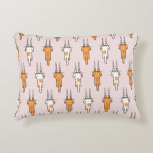 Cat scratch seamless pattern decorative cushion