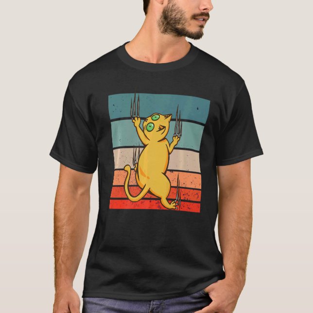 Cat scratches T-Shirt (Front)