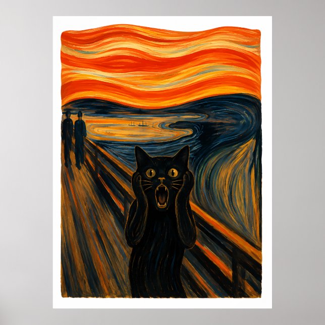 Cat Scream Poster (Front)