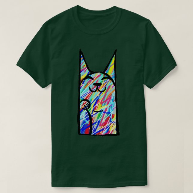 cat scribble T-Shirt (Design Front)