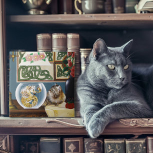 Cat Sea Horse Fantasy Tile