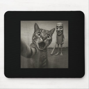 Cat Selfie Tung Tung Tung Sahur Italian Brainrot F Mouse Pad