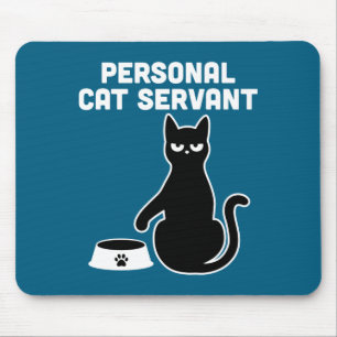 Cat Servant Long Sleeve Mouse Pad