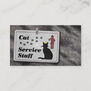 Cat Service Staff ;-) Business Card