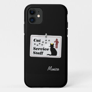 Cat Service Staff Case-Mate iPhone Case