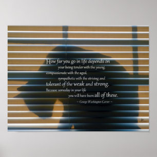 Cat Shadow with Quote Poster Prints