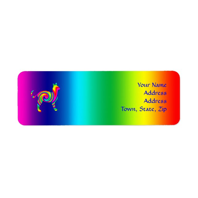 Cat Shaped Rainbow Twist (Front)