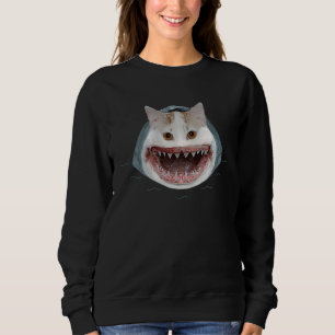 Cat Shark Shark Cat Scary Cat Sweatshirt