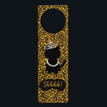 Cat Shh Sleeping Princess Tiara Party Door Hanger<br><div class="desc">Darling, this fun door hanger is perfect when you are looking for a little privacy. Personalise it to make it your own. Makes for fabulous wedding favours for your hotel guests or maybe thank you gifts at your tiffany theme baby shower. So many options and so much fun because everyone...</div>