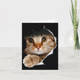 Cat Shirt Funny Cat Lover Gifts For Men Card
