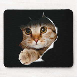 Cat Shirt Funny Cat Lover Gifts For Men  Mouse Pad