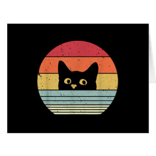 Cat Shirt. Retro Style