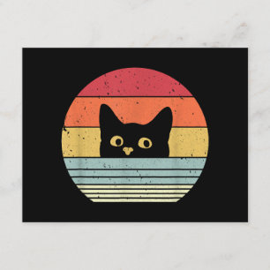 Cat Shirt. Retro Style Enclosure Card