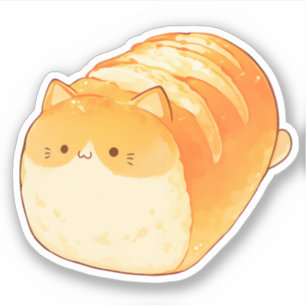 Cat Shokupan Japanese Milk Bread Sticker