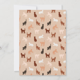 Cat silhouette announcement