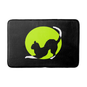 Cat Silhouette Bath Mat