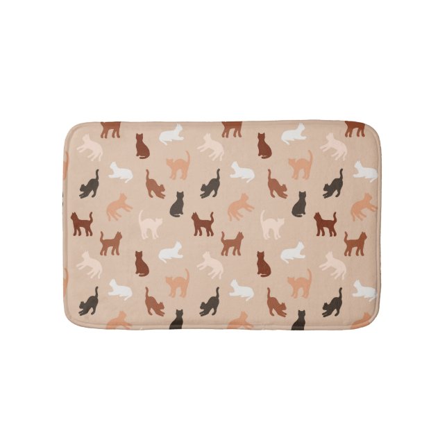 Cat silhouette bath mat (Front)