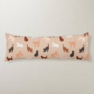 Cat silhouette body cushion