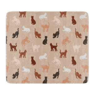 Cat silhouette cutting board