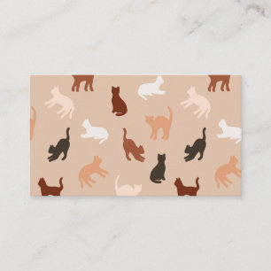 Cat silhouette enclosure card