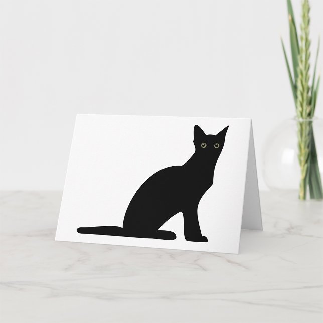 Cat Silhouette Greeting Cards (Creator Uploaded)