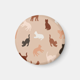 Cat silhouette magnet