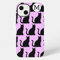 Cat Silhouette Monogram 