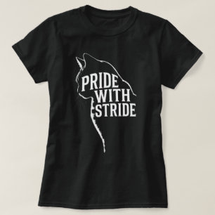 Cat Silhouette Pride With Stride Sketch T-Shirt