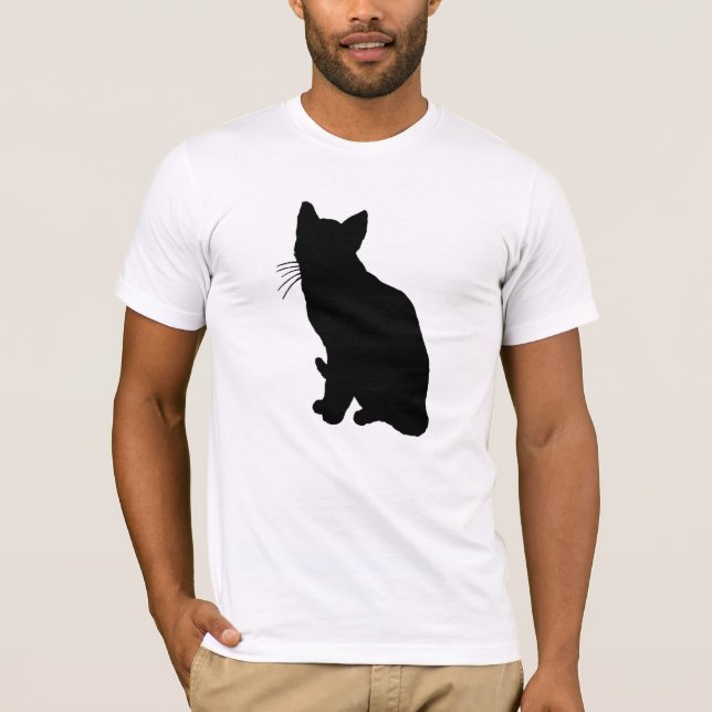 Cat Silhouette T-Shirt (Front)