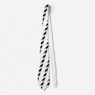 Cat Sillouete Tie