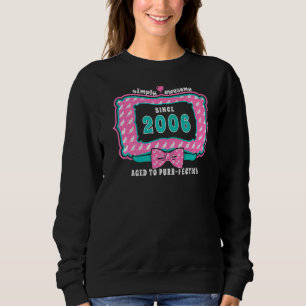 Cat Since 2006 Sweet 16th Birthday Party 1 Sweatshirt