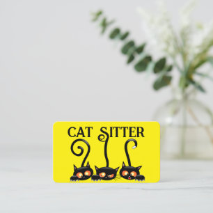 Cat sitter Business Card